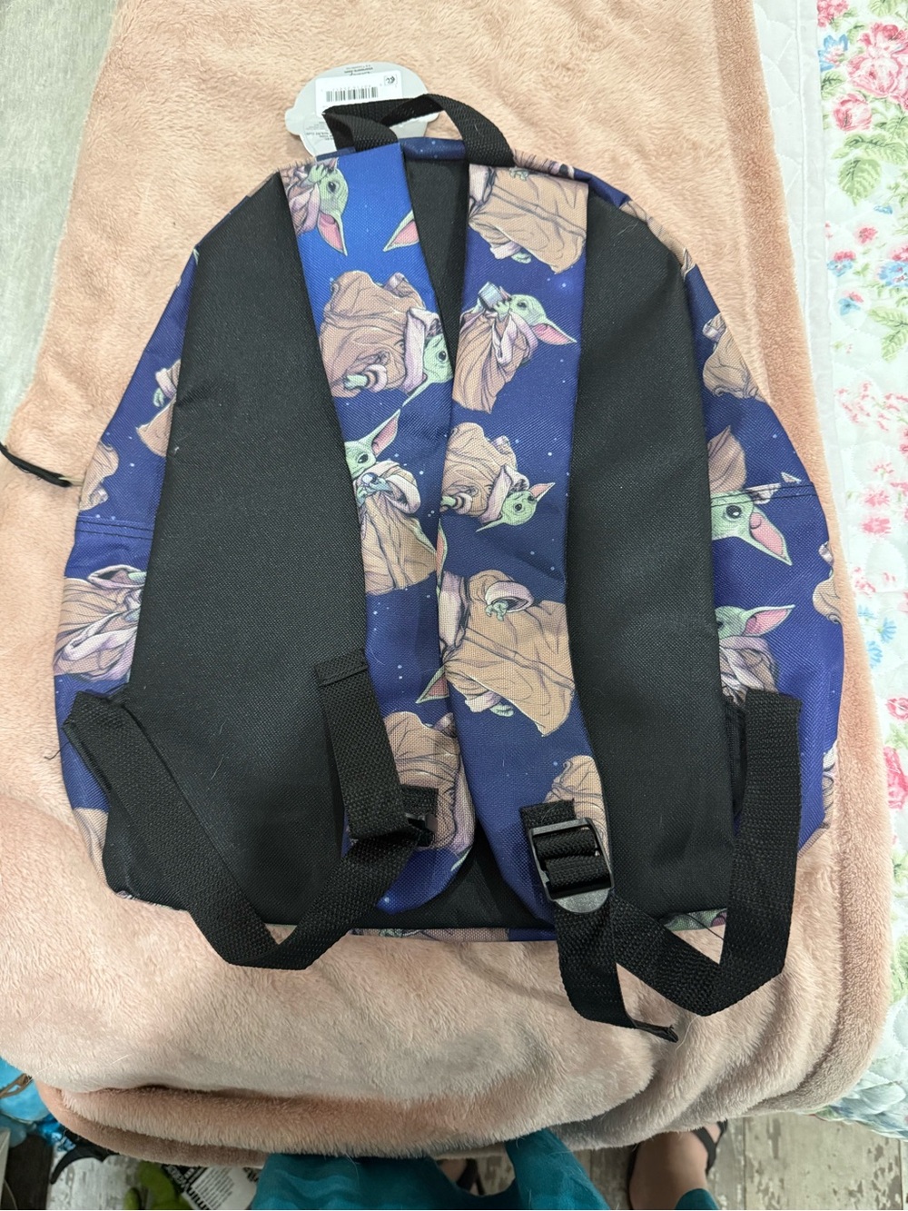 The Child Pattern Navy Backpack - Picture 2 of 5